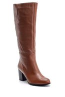 Women's Heeled Leather Boots | Derimod Women's Heeled Leather Boots | Derimod