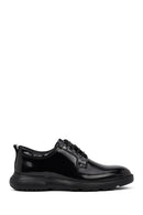 Men's Black Lace-Up Thick-Soled Leather Casual Shoe | Derimod Men's Black Lace-Up Thick-Soled Leather Casual Shoe | Derimod