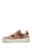 Kadın Bej Süet Deri Sneaker | Derimod Kadın Bej Süet Deri Sneaker | Derimod