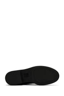 Woman Black Zippered Buckle Detail Leather Casual Boots | Derimod Woman Black Zippered Buckle Detail Leather Casual Boots | Derimod