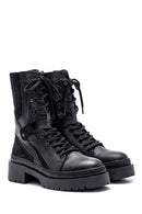 Women's Leather Thick Soled Boots | Derimod Women's Leather Thick Soled Boots | Derimod