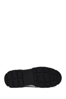 Men's Black Zippered Thick-Soled Leather Boots | Derimod Men's Black Zippered Thick-Soled Leather Boots | Derimod