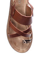 Women's Crocodile Detailed Sandals | Derimod Women's Crocodile Detailed Sandals | Derimod