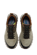 Skechers Men's Khaki Zeller Sports Shoes | Derimod Skechers Men's Khaki Zeller Sports Shoes | Derimod