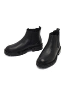 Men's Black Leather Chelsea Boot | Derimod Men's Black Leather Chelsea Boot | Derimod