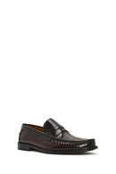 Erkek Bordo Deri Klasik Loafer | Derimod Erkek Bordo Deri Klasik Loafer | Derimod