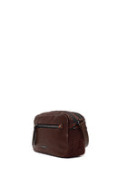 Woman Brown Crossbody Bag with Long Strap | Derimod Woman Brown Crossbody Bag with Long Strap | Derimod