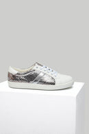 Beyaz-Vizon Kadın Sneaker | Derimod Beyaz-Vizon Kadın Sneaker | Derimod