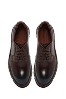 Men's Brown Lace-Up Leather Casual Shoes | Derimod Men's Brown Lace-Up Leather Casual Shoes | Derimod