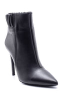 Women's Leather Thin Heeled Boots | Derimod Women's Leather Thin Heeled Boots | Derimod