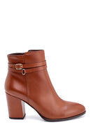 Women's Leather Heeled Boots | Derimod Women's Leather Heeled Boots | Derimod