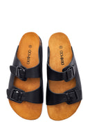 Women's Leather Slippers | Derimod Women's Leather Slippers | Derimod