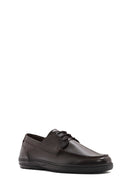 Men's Brown Lace-up Leather Casual Shoes | Derimod Men's Brown Lace-up Leather Casual Shoes | Derimod