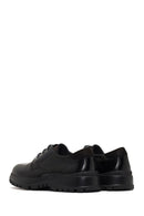 Men's Black Lace-Up Thick-Soled Leather Casual Shoe | Derimod Men's Black Lace-Up Thick-Soled Leather Casual Shoe | Derimod