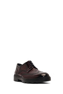Men's Burgundy Thick Sole Leather Casual Shoes | Derimod Men's Burgundy Thick Sole Leather Casual Shoes | Derimod