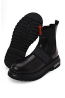 Harley Davidson Male Black Polperro Leather Chelsea Boots | Derimod Harley Davidson Male Black Polperro Leather Chelsea Boots | Derimod