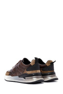 Men's Brown Lace-Up Leather Sneaker | Derimod Men's Brown Lace-Up Leather Sneaker | Derimod