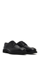 Men's Black Lace-Up Leather Casual Shoes | Derimod Men's Black Lace-Up Leather Casual Shoes | Derimod