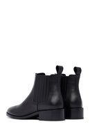Woman Siyah Leather Chelsea Bot | Derimod Woman Siyah Leather Chelsea Bot | Derimod