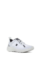 Women's White Lace-Up Thick Soled Sneaker | Derimod Women's White Lace-Up Thick Soled Sneaker | Derimod
