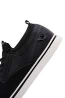 Derimod Zero Erkek Siyah Bağcıklı Sneaker | Derimod Derimod Zero Erkek Siyah Bağcıklı Sneaker | Derimod