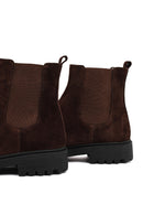 Male Brown Suede Chelsea Boots | Derimod Male Brown Suede Chelsea Boots | Derimod