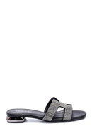 Women's Stone Detailed Casual Slippers | Derimod Women's Stone Detailed Casual Slippers | Derimod