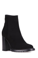 High Heeled Women's Suede Boots | Derimod High Heeled Women's Suede Boots | Derimod