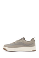 ACBC x Derimod Erkek Vizon Bağcıklı Sneaker | Derimod ACBC x Derimod Erkek Vizon Bağcıklı Sneaker | Derimod