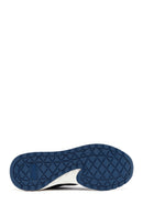 ACBC x Derimod Men's Navy Blue Lace-Up Thick-Sole Fabric Sneakers | Derimod ACBC x Derimod Men's Navy Blue Lace-Up Thick-Sole Fabric Sneakers | Derimod