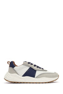 ACBC x DERİMOD Men's Beige Laced Thick Soled Sneaker | Derimod ACBC x DERİMOD Men's Beige Laced Thick Soled Sneaker | Derimod