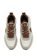 ACBC x DERİMOD Men's Brown Laced Thick Soled Sneaker | Derimod ACBC x DERİMOD Men's Brown Laced Thick Soled Sneaker | Derimod