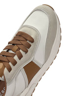 ACBC x DERİMOD Men's Brown Laced Thick Soled Sneaker | Derimod ACBC x DERİMOD Men's Brown Laced Thick Soled Sneaker | Derimod