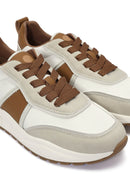 ACBC x DERİMOD Men's Brown Laced Thick Soled Sneaker | Derimod ACBC x DERİMOD Men's Brown Laced Thick Soled Sneaker | Derimod