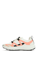 ACBC x DERİMOD Kadın Bej Bağcıklı Kalın Tabanlı Kumaş Sneaker | Derimod ACBC x DERİMOD Kadın Bej Bağcıklı Kalın Tabanlı Kumaş Sneaker | Derimod