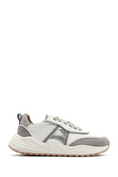 ACBC x DERİMOD Women's Grey Thick-Soled Laced Fabric Sneaker | Derimod ACBC x DERİMOD Women's Grey Thick-Soled Laced Fabric Sneaker | Derimod