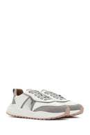 ACBC x DERİMOD Women's Grey Thick-Soled Laced Fabric Sneaker | Derimod ACBC x DERİMOD Women's Grey Thick-Soled Laced Fabric Sneaker | Derimod