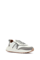 ACBC x DERİMOD Women's Grey Thick-Soled Laced Fabric Sneaker | Derimod ACBC x DERİMOD Women's Grey Thick-Soled Laced Fabric Sneaker | Derimod