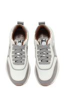 ACBC x DERİMOD Women's Grey Thick-Soled Laced Fabric Sneaker | Derimod ACBC x DERİMOD Women's Grey Thick-Soled Laced Fabric Sneaker | Derimod
