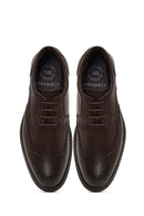 Men's Brown Lace-Up Leather Casual Shoes | Derimod Men's Brown Lace-Up Leather Casual Shoes | Derimod