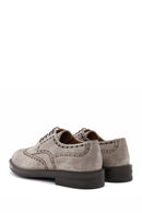 Men's Mink Lace-Up Suede Leather Casual Shoes | Derimod Men's Mink Lace-Up Suede Leather Casual Shoes | Derimod
