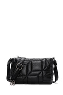 Women's Black Quilted Crossbody Bag | Derimod Women's Black Quilted Crossbody Bag | Derimod