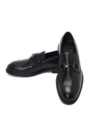Erkek Siyah Tokalı Deri Loafer | Derimod Erkek Siyah Tokalı Deri Loafer | Derimod