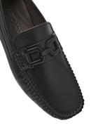 Erkek Siyah Tokalı Deri Loafer | Derimod Erkek Siyah Tokalı Deri Loafer | Derimod