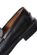 Men's Black Leather Casual Loafer | Derimod Men's Black Leather Casual Loafer | Derimod