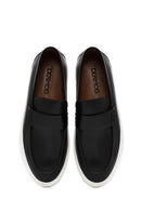 Men's Black Leather Casual Loafer | Derimod Men's Black Leather Casual Loafer | Derimod