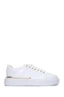 Men's White Thick Soled Sneaker | Derimod Men's White Thick Soled Sneaker | Derimod