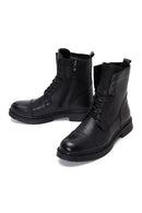 Men's Leather Zippered Boots | Derimod Men's Leather Zippered Boots | Derimod