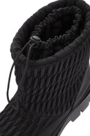 Women's Black Thick Soled Fabric Boots | Derimod Women's Black Thick Soled Fabric Boots | Derimod