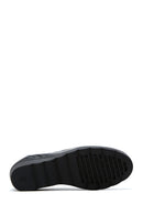 Kadın Siyah Deri Casual Düz Ayakkabı | Derimod Kadın Siyah Deri Casual Düz Ayakkabı | Derimod